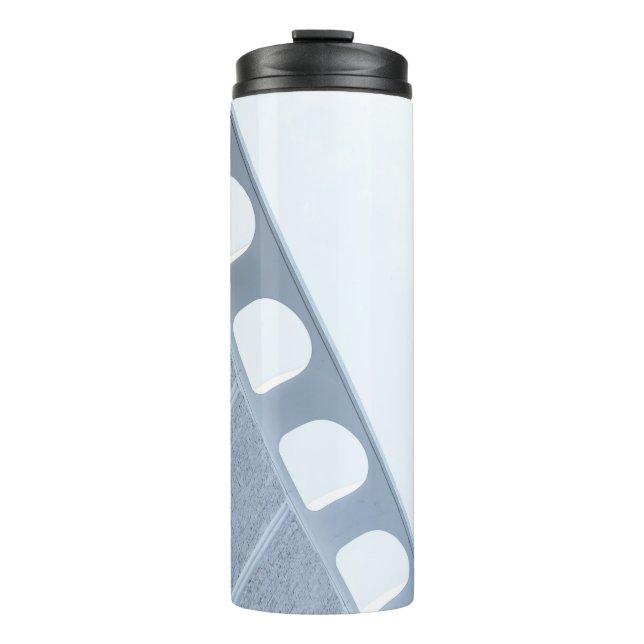 Termo Marco metalizado blanco y negro (Anverso)