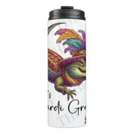 Termo Mardi Gras Magic: Tumbler termal Personalizado