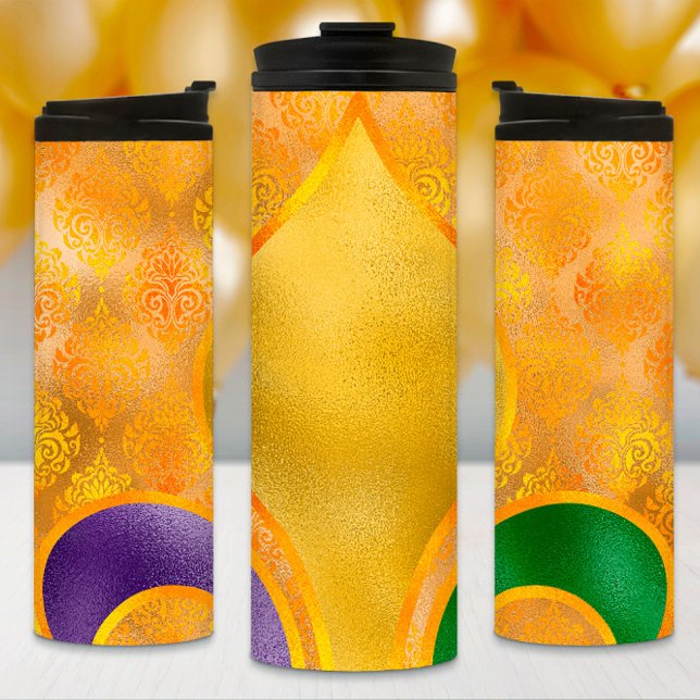 Termo Mardi Gras Tumbler, Golden Fleur de Lis (Subido por el creador)