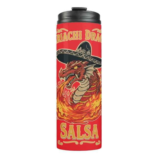 Termo Mariachi Dragon Salsa (Anverso)