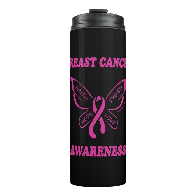 Termo Mariposa/Conciencia... Cáncer de mama (Anverso)