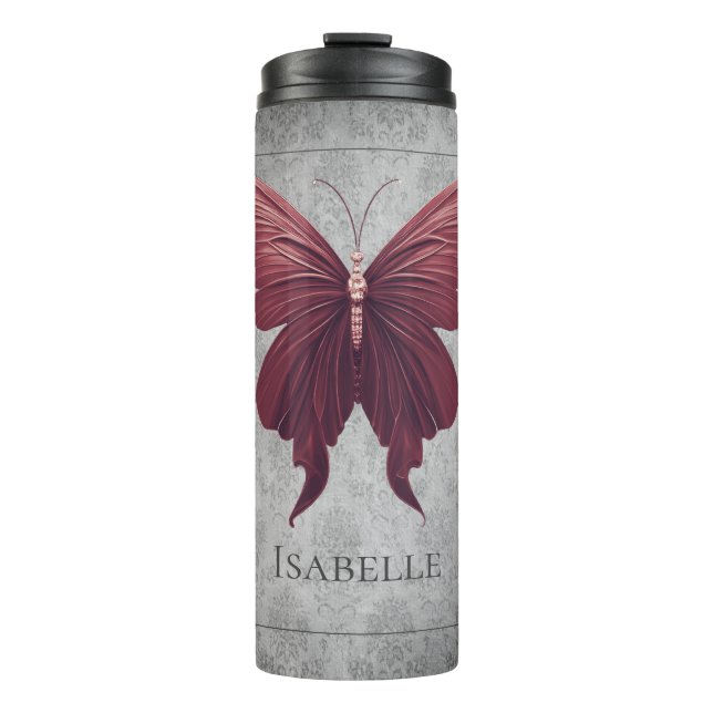 Termo Mariposa de Jeweld Rojo (Anverso)