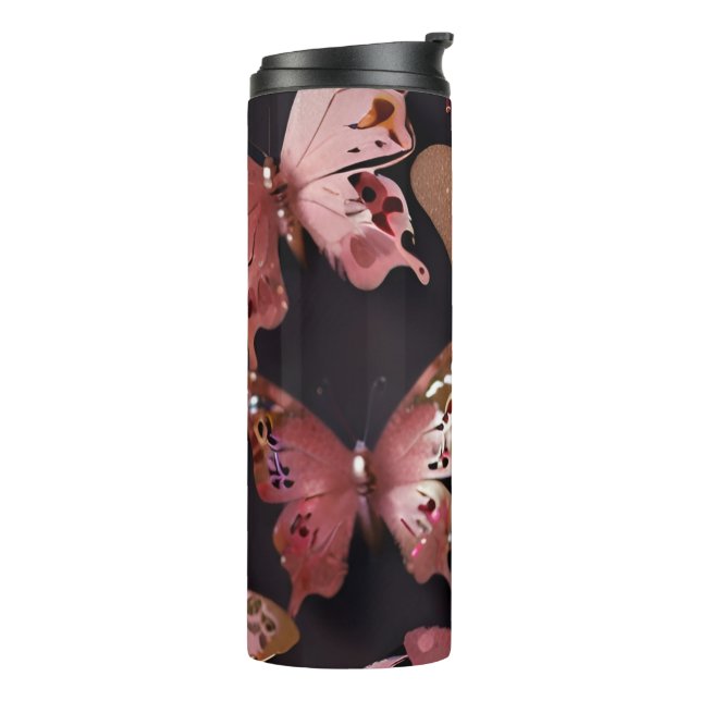 Termo Mariposa diseñada (Rotado hacia la izquierda)