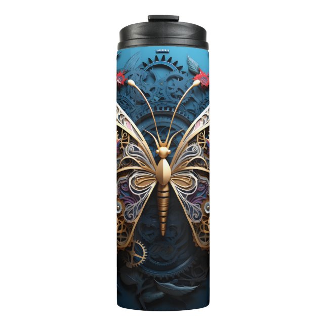 Termo Mariposa mecánica 3D (Anverso)
