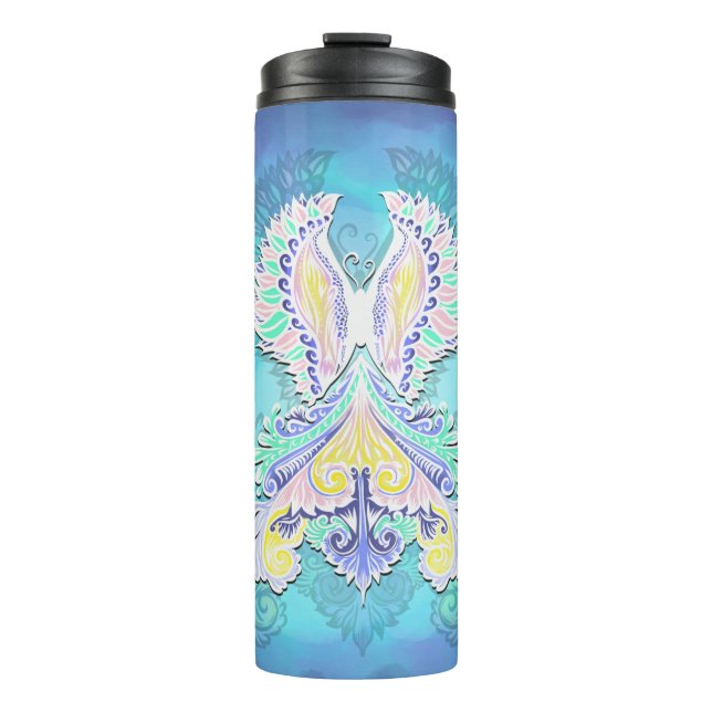 Termo Mariposa mística pastel | Ethereal Boho Fantasy (Anverso)
