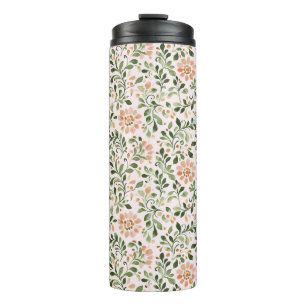 Termo Mariposa Verde Menta Rosa Sonrosado