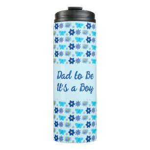 Termo Mariposas y flores Blue Baby Boy