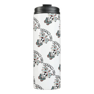 Termo Mariposas y hongos Sueño Gran inspo positivo