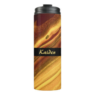 Termo Mármol de Borgoña y Oro