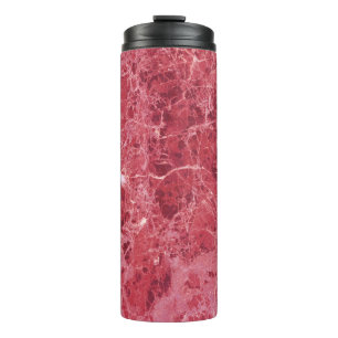 Termo Mármol rojo de coral colorido