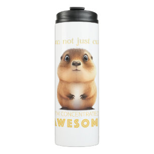 Termo Marmot concentrado asombroso lindo Adorable Gracio