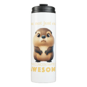 Termo Marmot concentrado asombroso lindo Adorable Gracio