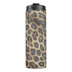 Termo Marrón de leopardo