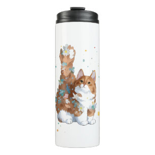 Termo Mascota de gato kitsch