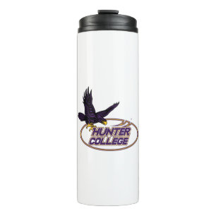 Termo Mascota de los Hawks de Hunter College