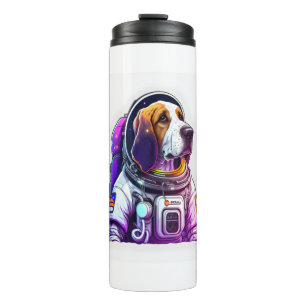 Termo Mascota de perro del astronauta