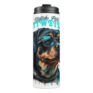 Termo Mascotas de estilo Rottweiler