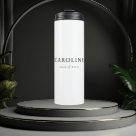 Termo Mata De Honor Blanca Mínima Moderna