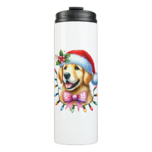 Termo Matchi Navidades de Golden Retriever Dog Coquette 