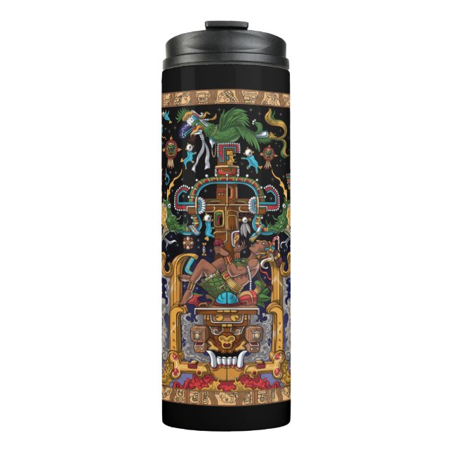 Termo Mayan Astronaut King Pakal (Anverso)