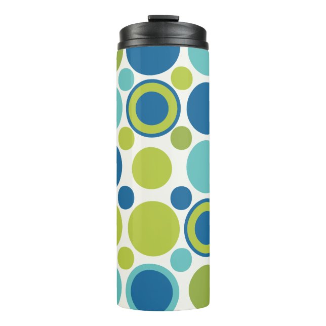 Termo MCM Lime y Aqua Bubble (Anverso)