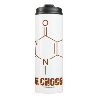 Termo Me encanta la química de la teobromina del chocola