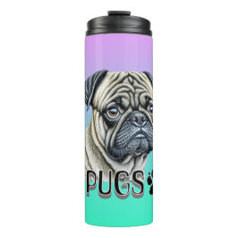 Termo Me encantan los Pugs | Propietarios de perros call