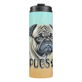 Termo Me encantan los Pugs | Propietarios de perros call