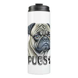 Termo Me encantan los Pugs | Propietarios de perros call