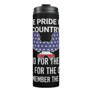 Termo Me enorgullece mi país Veteran Patriot America