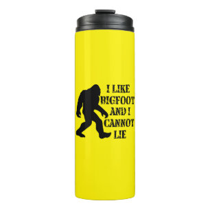 Termo Me gusta Bigfoot y no puedo mentir