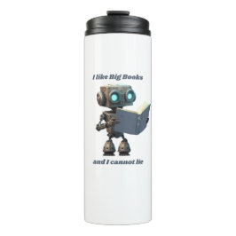 Termo Me gustan los libros grandes y no puedo mentir