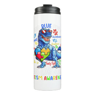 Termo Me Pongo Azul Por La Conciencia Sobre El Autismo D
