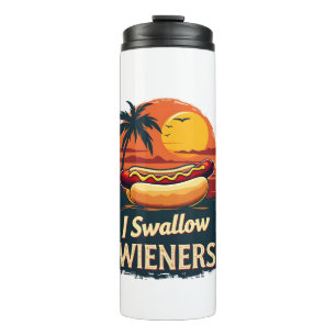 Termo Me Trague Saucy Wieners Divertido Chiste Adulto Pe