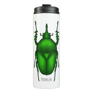 Termo Mecynorhina torquata personalizado ilustracion