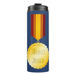 Termo Medalla de broche del mejor papá Día del Padre