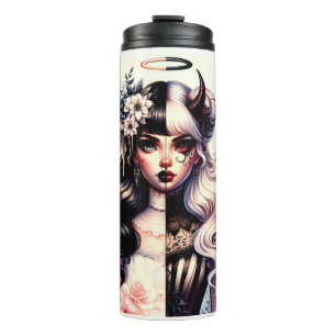 Termo Media Angel Devil Dark Beauty Broken Wing Fairy
