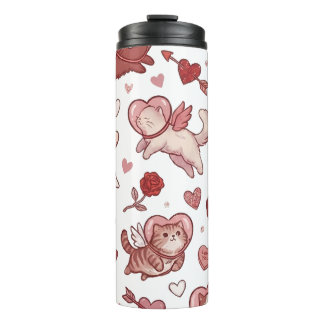 Termo Medias de gato de San Valentín lindas