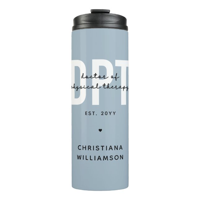 Termo Médica de DPT personalizado de la terapia física (Anverso)