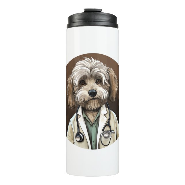 Termo Médica del perro de Havanese (Anverso)