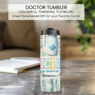 Termo Médico colorido personalizado