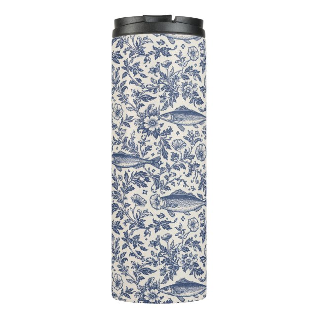 Termo Mediterranean Sardine Chinoiserie Thermal Tumbler (Reverso)
