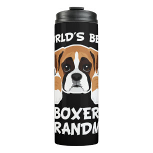 Termo Mejor Abuelo de Perro Abuelo Boxer
