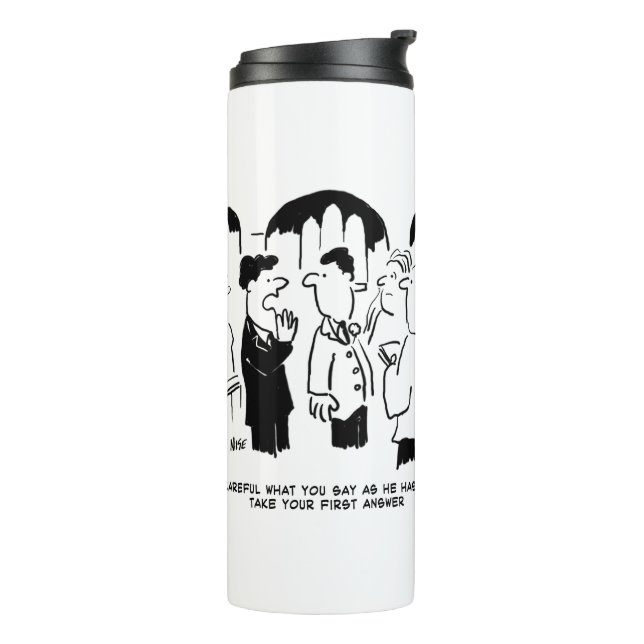 Termo Mejor advertencia de hombre para el Tumbler Termal (Rotado hacia la izquierda)