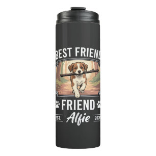 Termo Mejor amigo Alfie amante de los perros