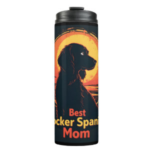 Termo Mejor Madre Perro Mamá - Camiseta Vintage Cocker S