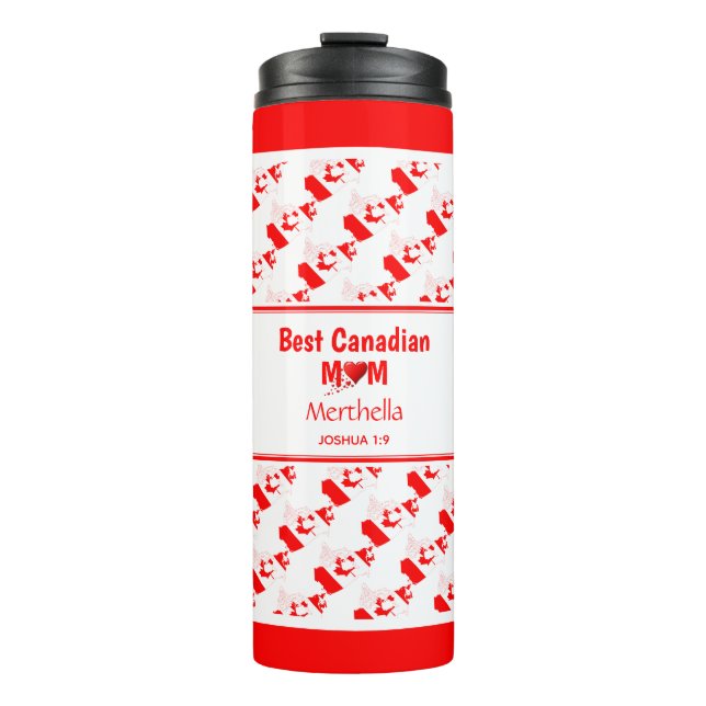 TERMO MEJOR MAMÁ CANADIENSE (Anverso)