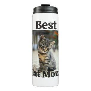 Termo mejor mamá de gato papá padre mascota foto gatito