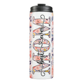 Termo Mejor Mamá Que Nunca Pink Floral