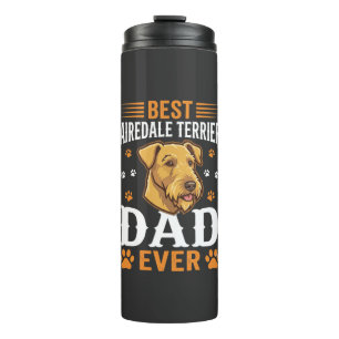 Termo Mejor padre de Airedale Terrier de todos los tiemp